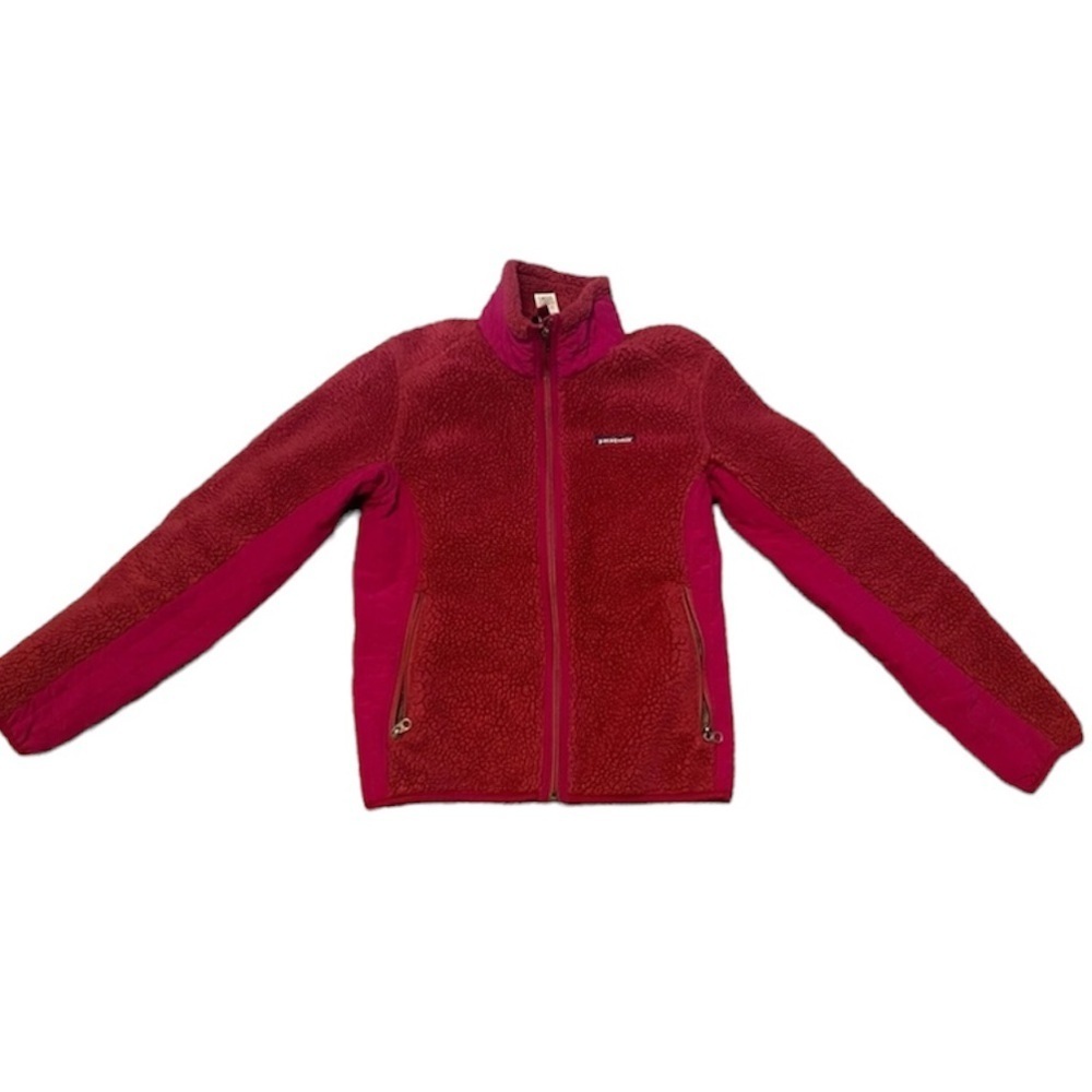 Patagonia pink Retro-X Fleece Jacket Small women’s retro-x wool zip up jacket